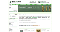 Desktop Screenshot of fengshuishop.cz